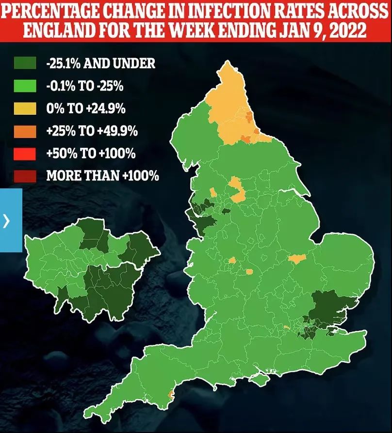 英国或成为首个结束疫情国家？新增降至9万！政府向女王道歉！R值感染率保持在1.1-1.5