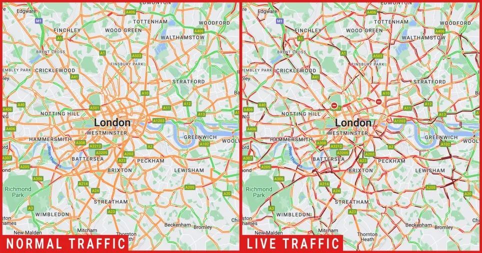 英国铁路世纪大罢工首日道路堵塞严重；剑桥大学“五月舞会”狂欢！千人聚集巨石阵迎接夏至日出